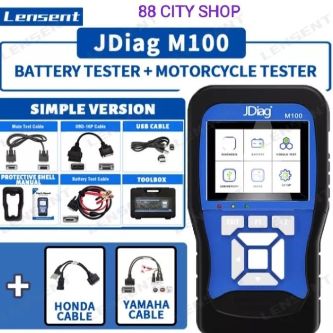 Promo Scanner Motor Injeksi Universal Honda Yamaha Suzuki Kawasaki Kymco COD