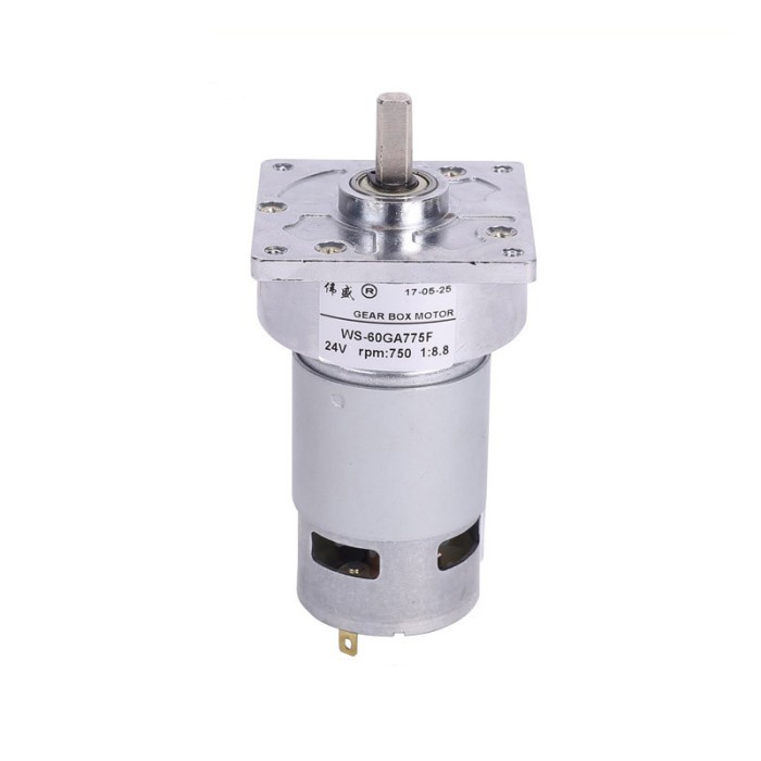 60GA775F DC GEAR REDUCER MOTOR 775 25W 10-1120RPM METAL GEAR HIGH TORQUE