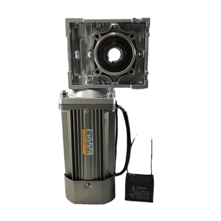 370W SINGLE-PHASE 220V GEAR REDUCER MOTOR +RV40 WORM GEAR REDUCER