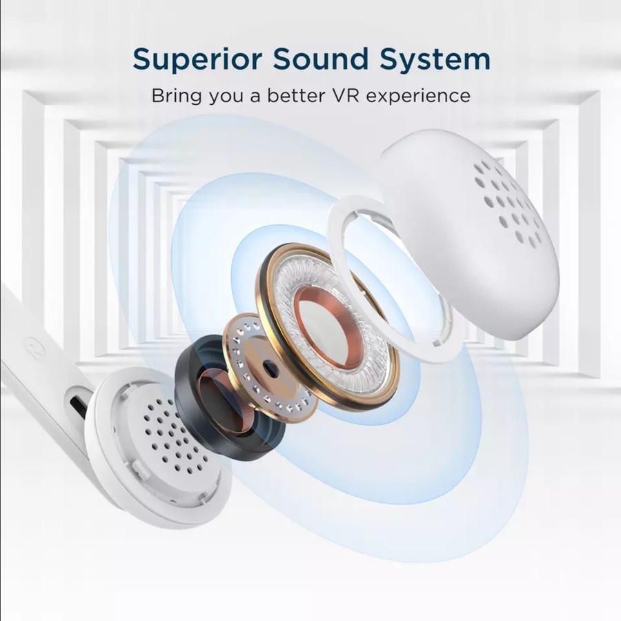 Oculus Quest 2 KIWI design On-ear Audio Head Strap with Headphones for Oculus Quest 2