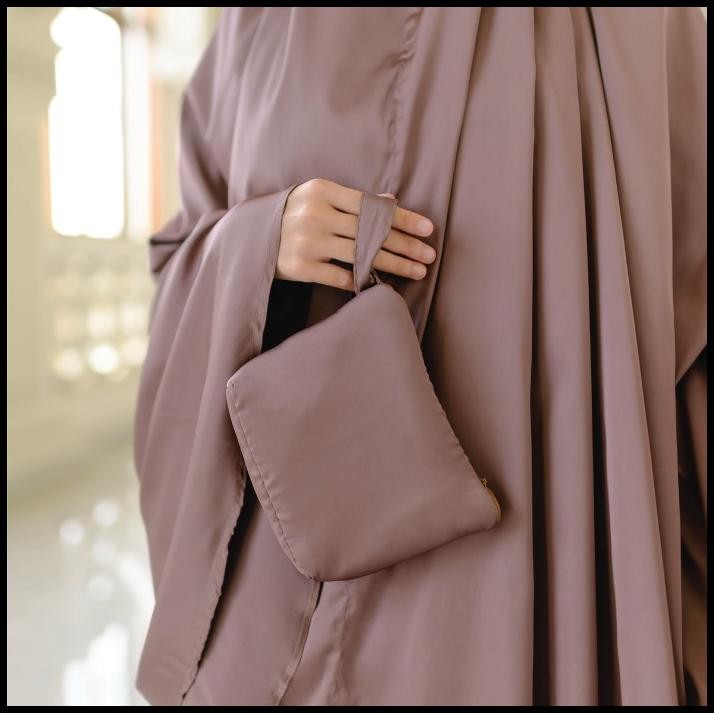 Lozy Hijab - Medina Prayer Set ( Mukena Satin Silk ) Best Seller