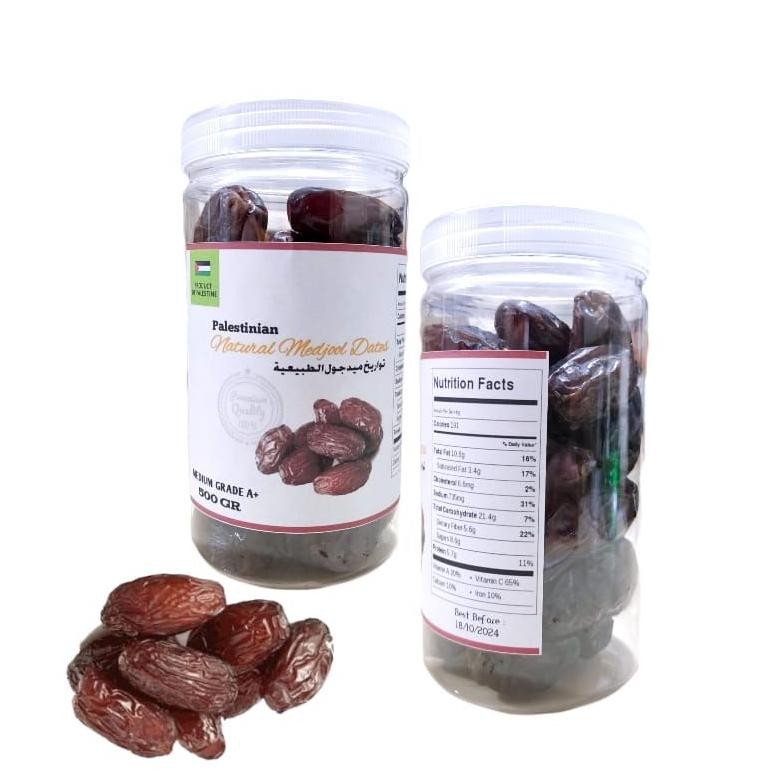 

ang Kurma Medjool Preum Organic Kemasan Toples Palistine//Palestina 500gr