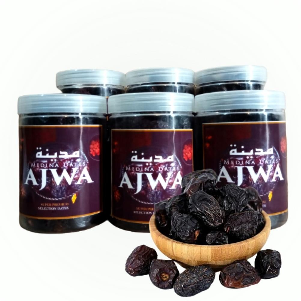 

ang Kurma AJWA AL-MADINAH/Kurma Nabi Kemasan NEW TOPLES 500GR