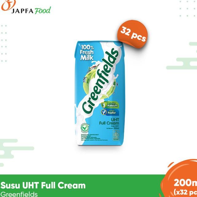 

Greenfield Uu Uht Full Cream 200 Ml Ii 32 Pc