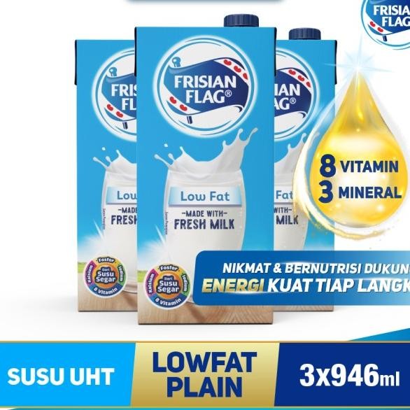 

Friian Flag Purefarm Uu Uht Low Fat 946Ml 3 Pc