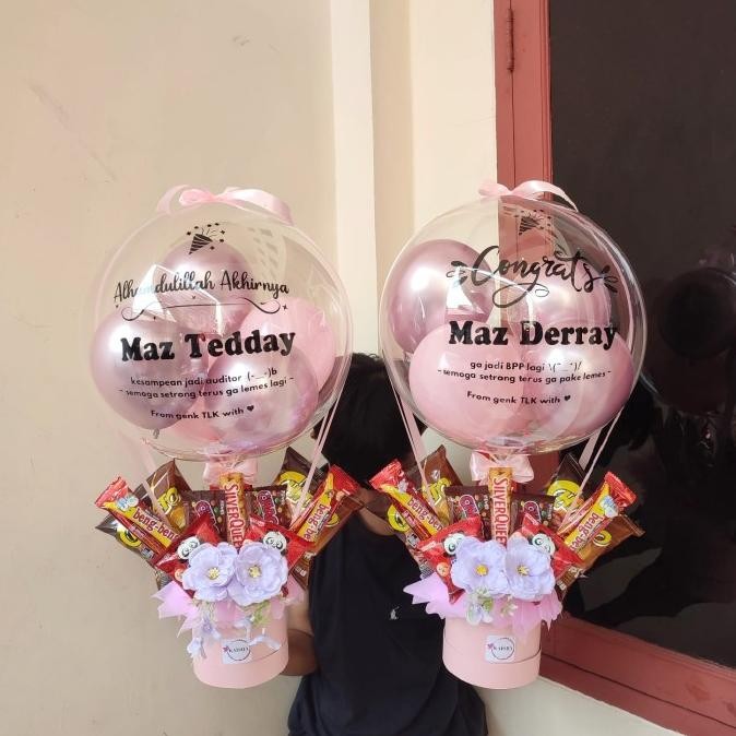 Buket Balon Bouquet Balon Bucket Balon Snack Ulang Tahun