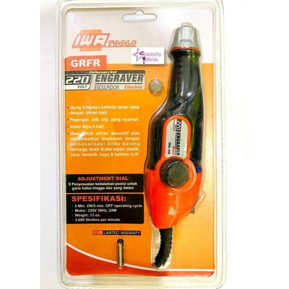 

Alat Ukir Grafir Keramik Iwa Tools Electrik/Besi/Kayu