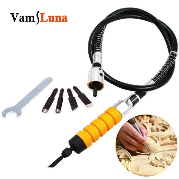 Carving Tools Adapter Mesin Bor Listrik Pahat Kayu Elektrik mesin ukir