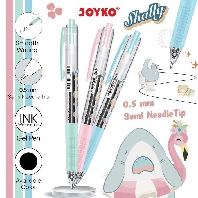 

Produk Baru!! Gel Pen Pulpen Pena Joyko GP-353 Shally 0.5 mm