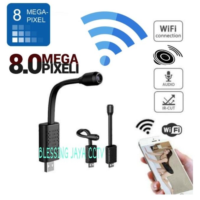 // Ip Cctv Usb Spy Ip Camera Cctv Mini 8Mp Online Via Wifi Spy Kamera
