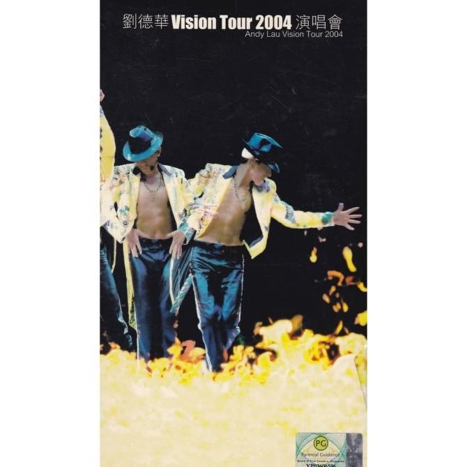Miliki Cd Andy Lau - Vision Tour 2004 Live Concert 3Cd 1Vcd