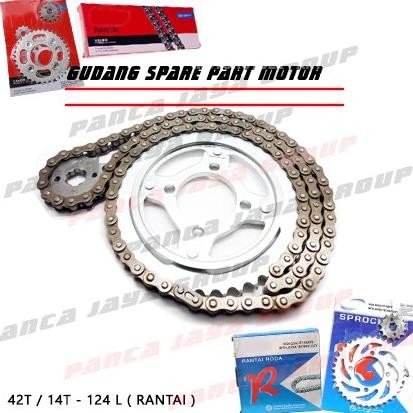 Gear Set Depan Belakang Rantai Viar Cross X 150 150Se 200 200Se 200Gt Original