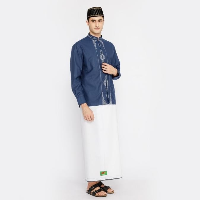 Sarung Atlas Favorit Putih Polos