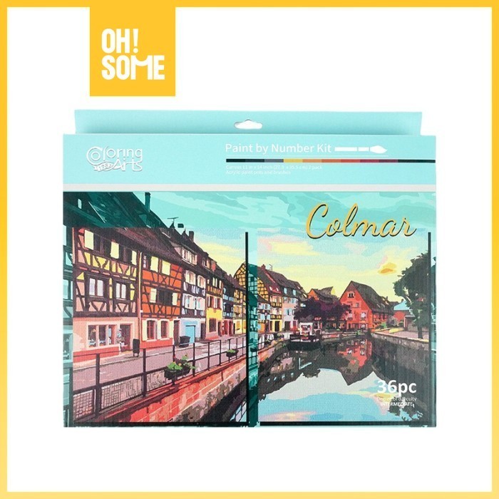 

PROMO! OHSOME Set Lukis DIY Berbagai Tema LangerPaint By Numbers2PK Version