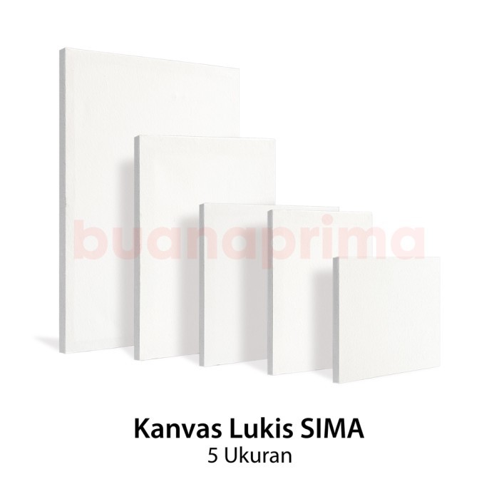 

TERLARIS! Kanvas Lukis Siap Pakai 20 x 25 30 40 50 60 Putih