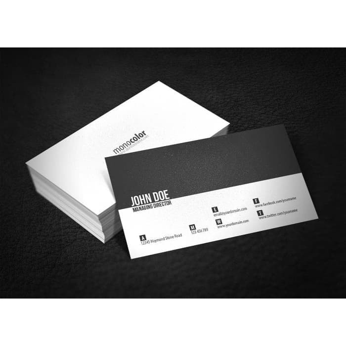 

Print Kartu Nama 2 sisi + laminating