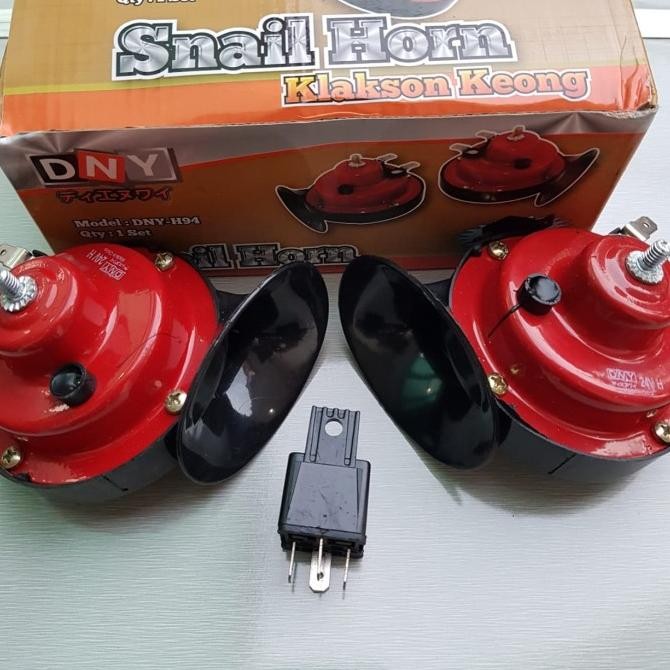 Klakson keong 24 volt termasuk relay