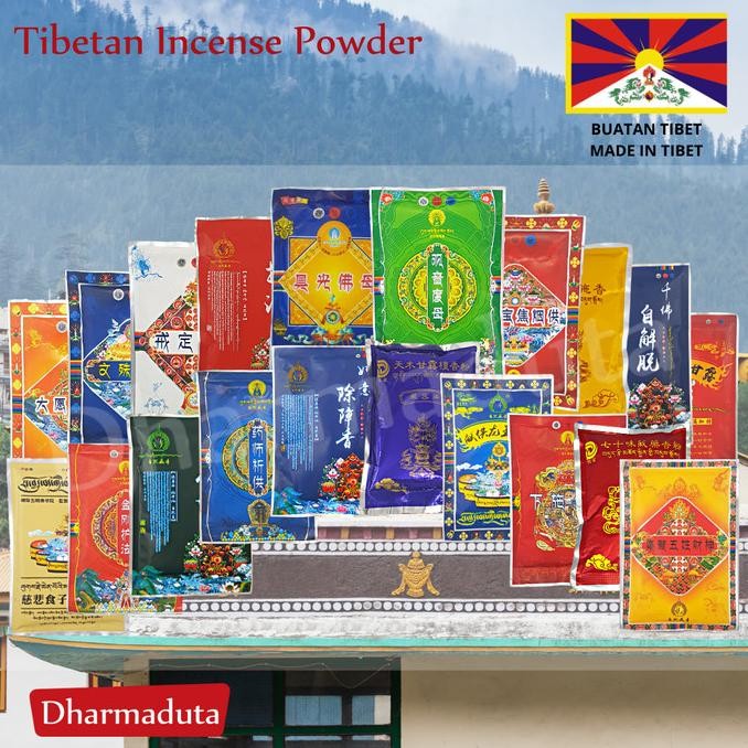

BARU TIBETAN BLESSED INCENSE POWDER HIO DUPA BUBUK 80GR HERBAL TIBET ALAMI