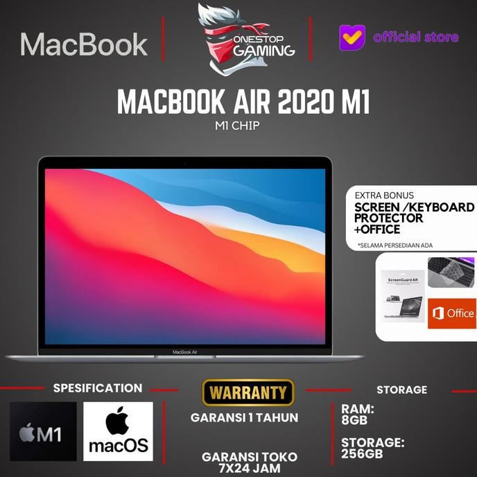 Macbook Air 2020 Apple M1 Chip 13 Inch 8Gb 256Gb Mgnd63