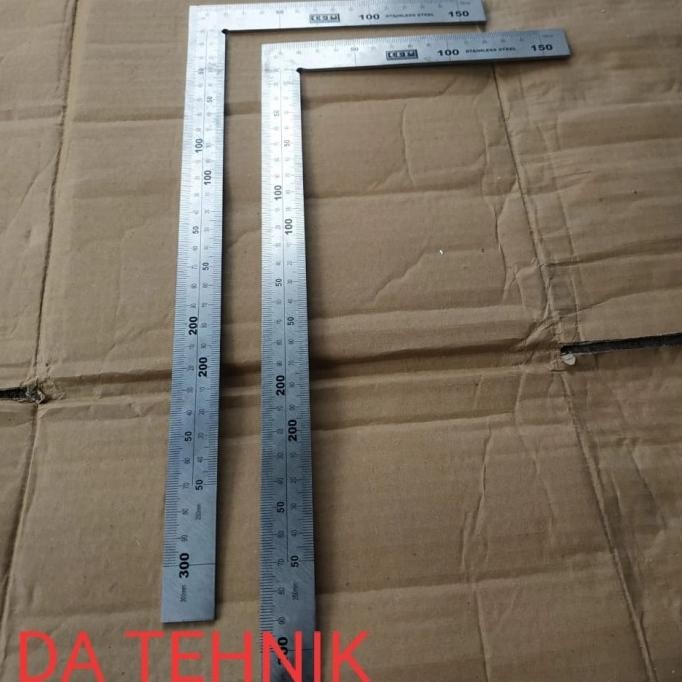 

Promo Penggaris siku (L) stainless steel 30x15 cm OPT Taiwan COD