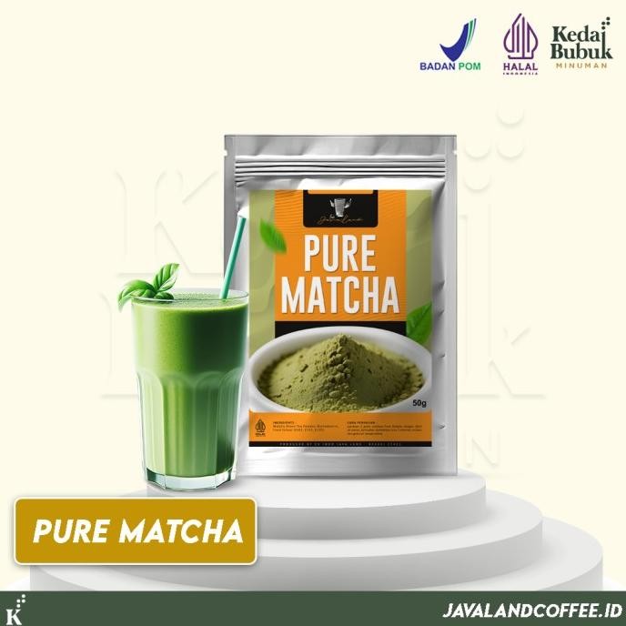 

BARU JAVALAND PURE MATCHA POWDER / BUBUK MATCHA MURNI 50 GRAM