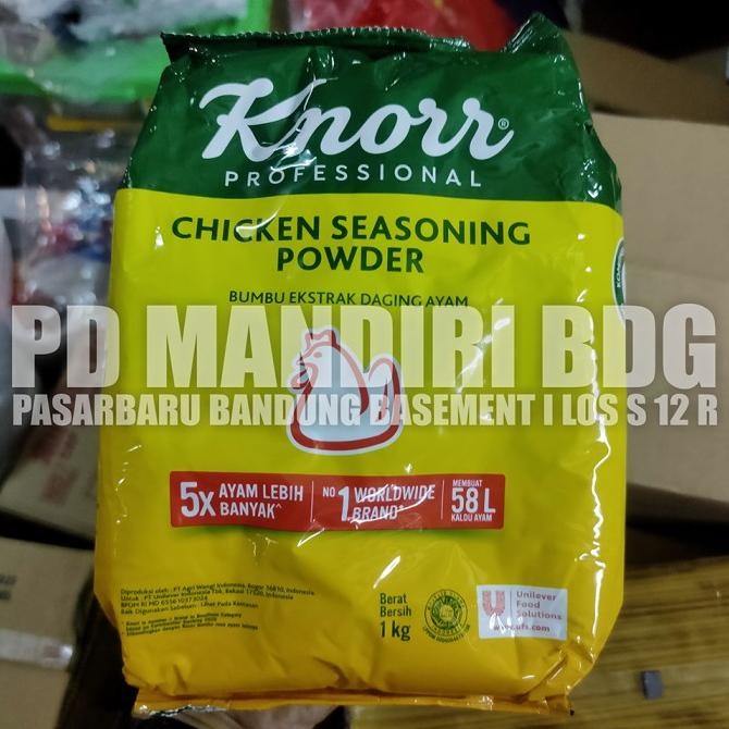 

BARU KNORR CHICKEN SEASONING POWDER 1 KG / KALDU AYAM / REFILL / POUCH