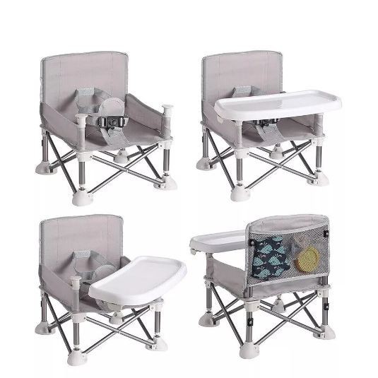 Ravnick Kursi + Meja Makan Lipat Bayi Portabel Baby Chair Booster High Chair