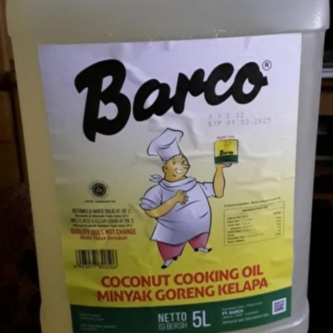 

Terlaris Minyak Kelapa Barco 5 Liter Minyak Barco 5Liter Jerigen Jerrycan Murah Ready Stok