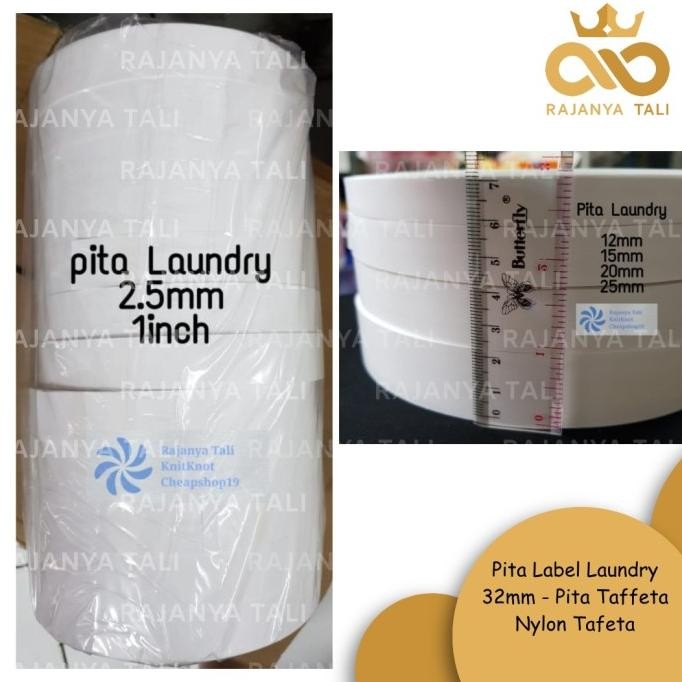 Pita Label Laundry 32Mm - Pita Taffeta Nylon Tafeta