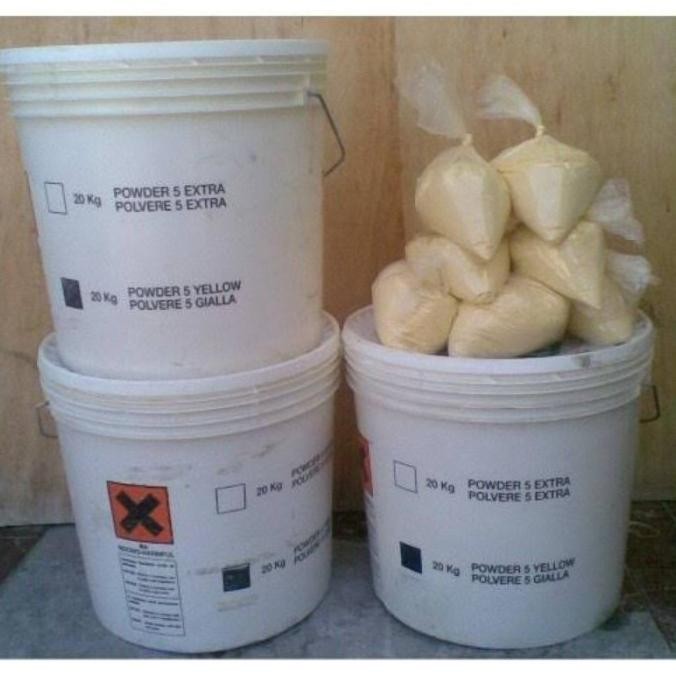 

BARU POWDER YELLOW EXSTRA-5/BUBUK KRISTALISASI MARMER 250 GRAM