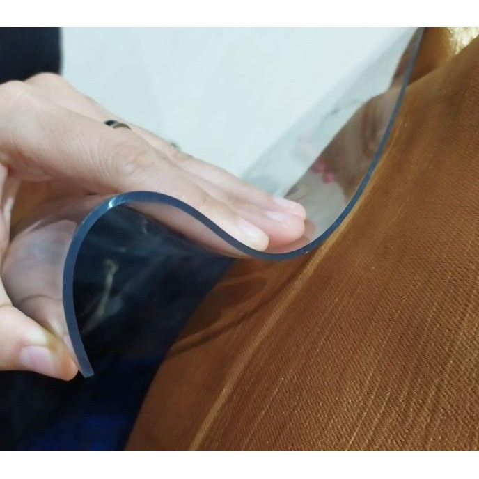 Taplak Meja Mika Bening Transparan 2 mm Waterproof