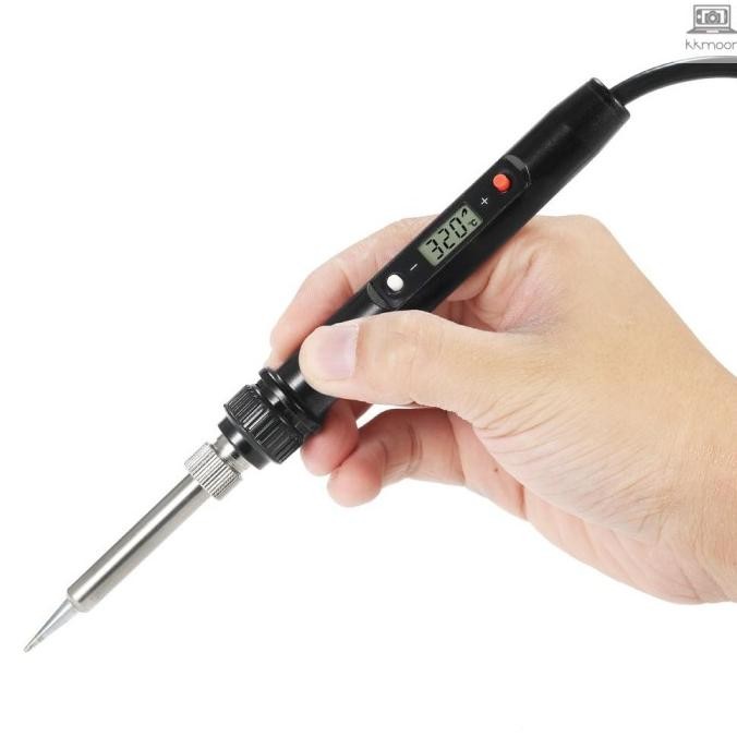 las solder elektrik mini profesional lcd digital suhu adjustable 800w stok terbatas