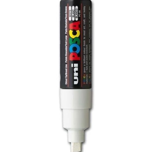 

8mm PUTIH PC-8K Spidol POSCA Marker glass kaca kertas UNI ATK0645PC Termurah