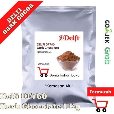 

BARU COKLAT BUBUK DELFI DF760 COCOA POWDER 1KG | 100% ASLI