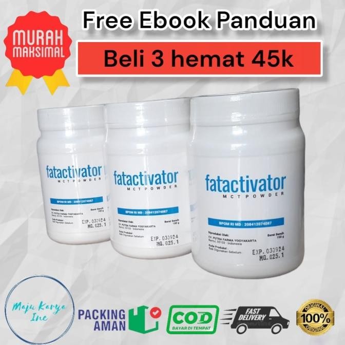 

BARU FAT ACTIVATOR MCT- MCT POWDER KETO FRIENDLY DEBM 150 GRAM