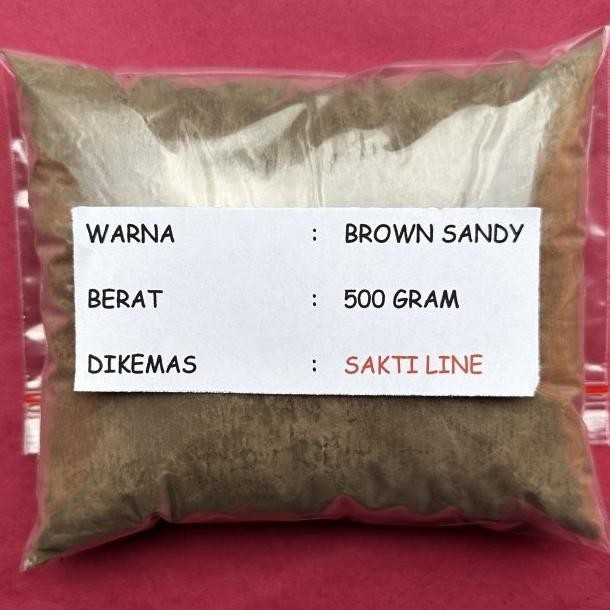 

BARU BUBUK POWDER COATING BROWN SANDY - 1 KG / 500 GRAM