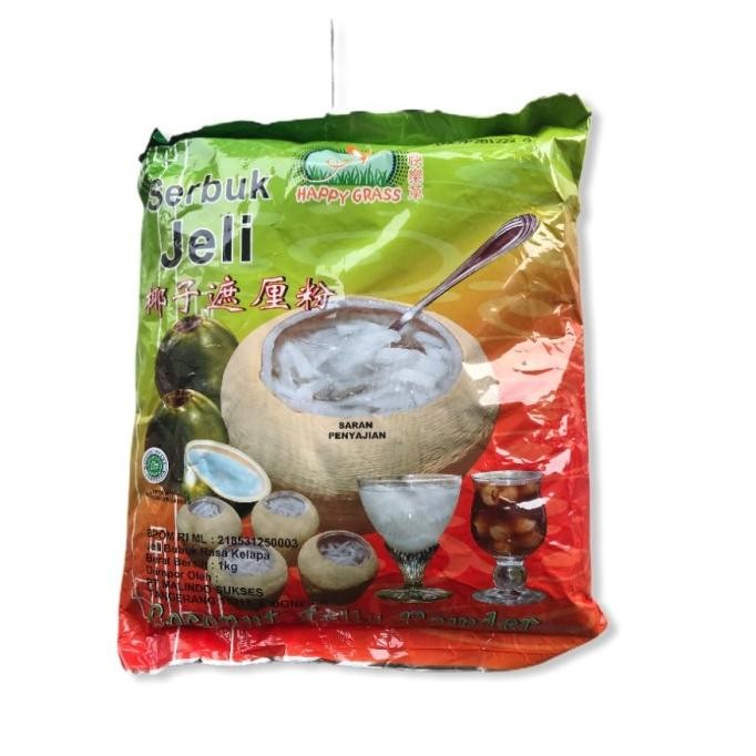 

BARU HAPPY GRASS SERBUK JELI KELAPA COCONUT JELLY POWDER 1KG
