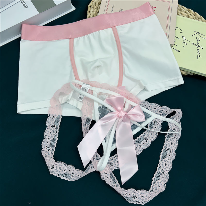 Couple Underwear Set Pure Cotton Lace New Thin Sexy Seamless