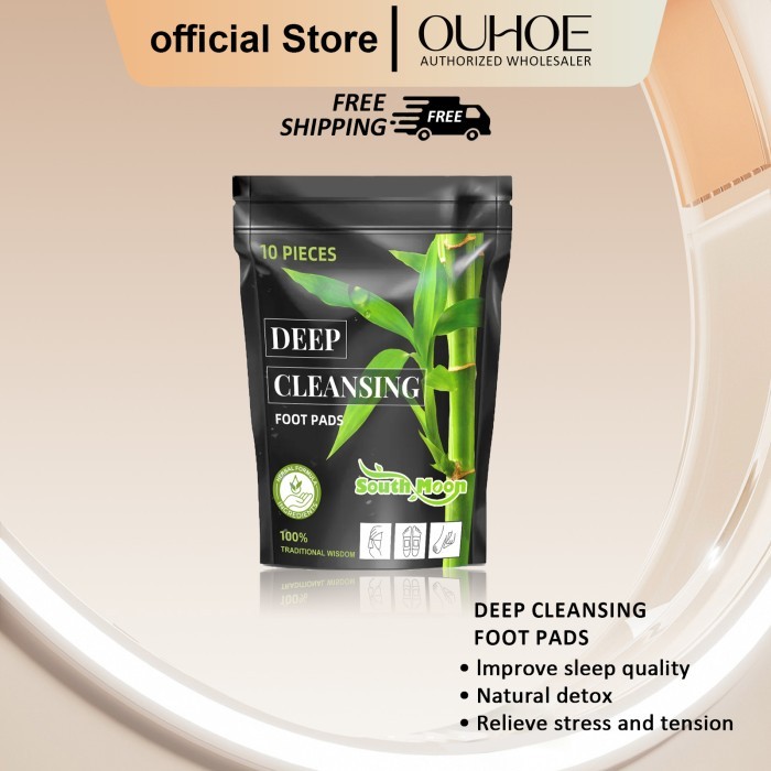TERPERCAYA South Moon Koyo Kaki Detox Koyo Detox Telapak Kaki 10pcs Koyo Kaki Koyo Kaki Penyerap