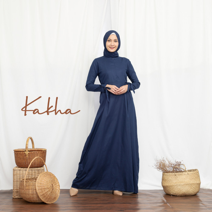 Murah Kakha - Gamis ibu Linen Series Non COD