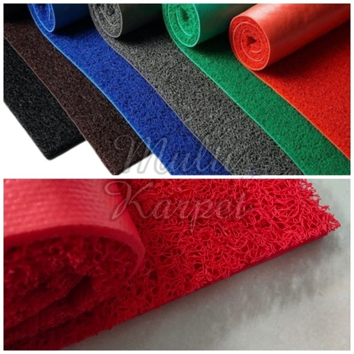KESET KARPET KARET PVC MIE BIHUN ANTI SLIP KAMAR MANDI METERAN