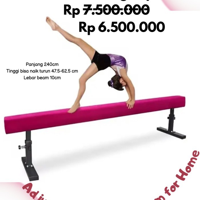 adjustable Gymnastics Balance Beam Kids