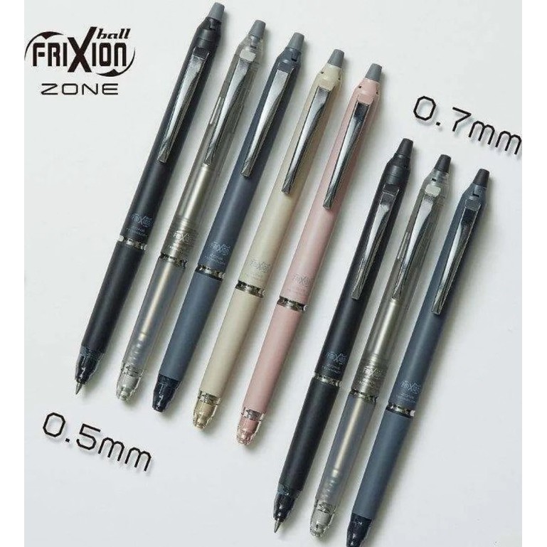 

Pilot FriXion Knock Zone Gel Ink Erasable Pen 0.5mm 0.7mm Tinta Bisa Dihapus LFBKZ-50EF LFBKZ-50F