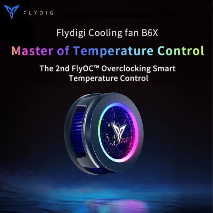 READY STOK Flydigi B6 / B6X 20W Mobile Phone Cooling With Overclocking Fan Cooler