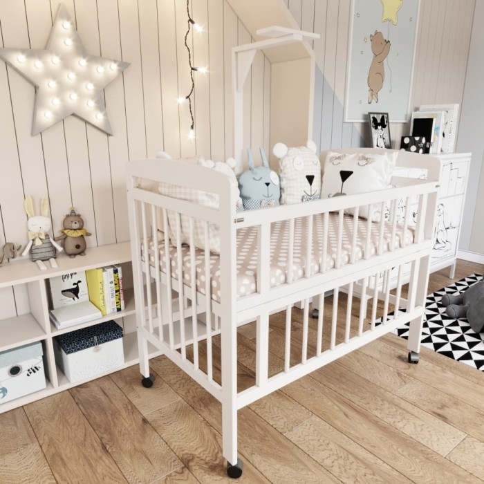 Ranjang Bayi (Baby Box) Kayu - Baby Florencia Tanpa Kelambu