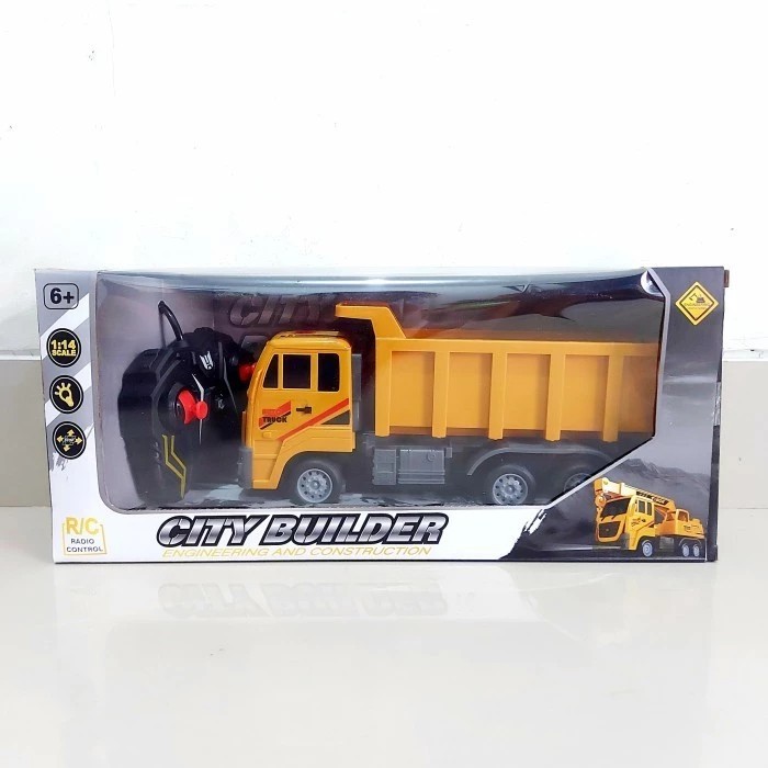 Mainan RC Dump Truck Pasir Remote Control - Mobilan Truk Fuso Remot