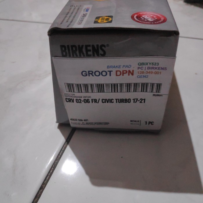 BIRKENS Brake Pad Kampas Rem Depan Honda CRV Gen 2
