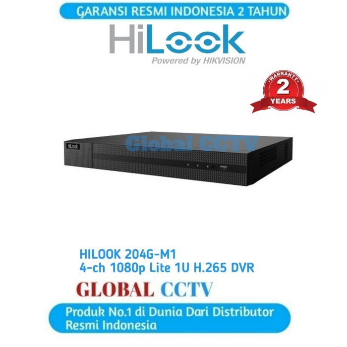 TERBARU HILOOK 204G-F1s DVR 4 CHANNEL HILOOK TURBO HD AUDIO DVR
