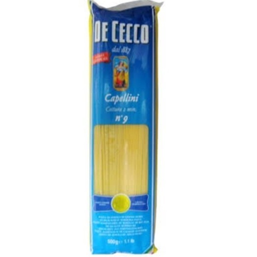

de cecco capellini n 9 pasta 500 gr