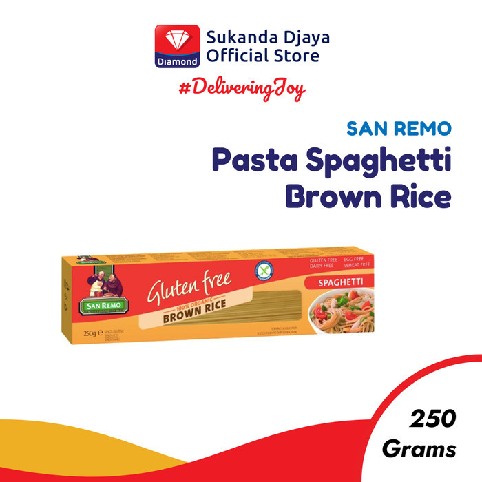 

HOT SALE! San Remo Pasta Spaghetti Brown Rice Beras Merah